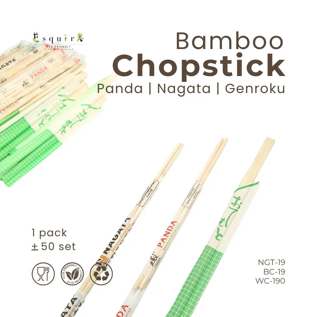(50 pasang) Disposable Chopstick / Sumpit Sekali Pakai