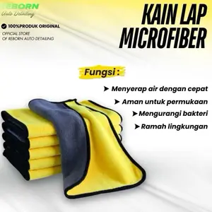 Kain Lap Microfiber Serbaguna Tebal 30x30 Original