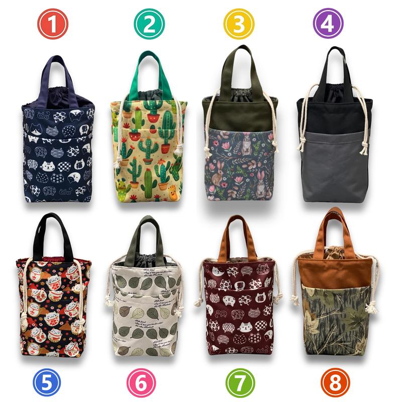 Túi đựng ly giữ nhiệt có quai 1200ml, 1250ml, BAOL Y17 1500ml, 1800ml, đựng 2 bình giữ nhiệt có tay cầm Bag Hoa