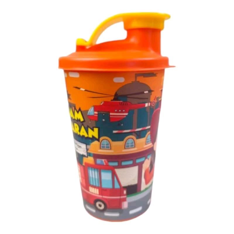Botol Minum Anak Biggy Fun 300 ml Gambar Profesi - 4 Warna Tersedia - Plastik - Souvernir Ultah - Hadiah Lomba - thumbler anti tumpah Souvenir Tumbler Bottles Kitchenware Water 1