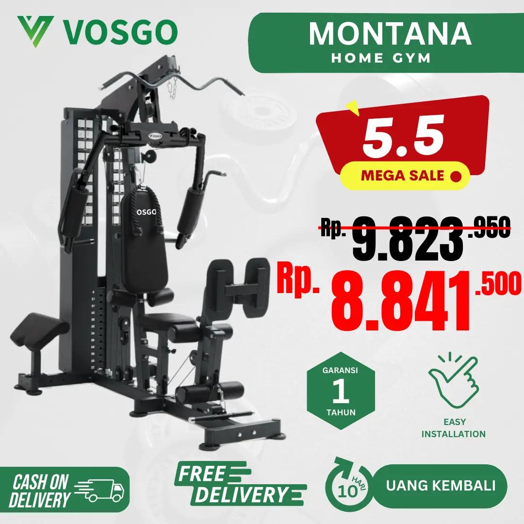 Alat Fitness Homegym 1 Sisi Montana Vosgo