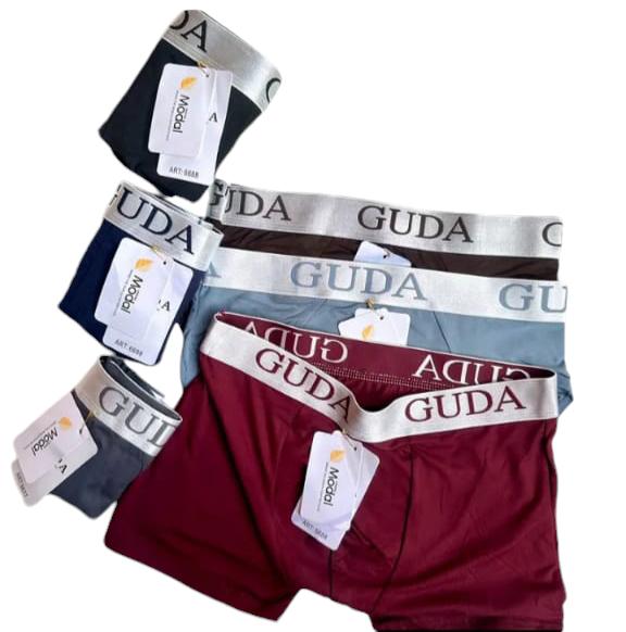 Celana Dalam pria boxer segiempat bahan katun adem & nyaman Ukuran M-L-XL-XXL-XXXL isi 3PCS / 6PCS-sempak pria dewasa 7