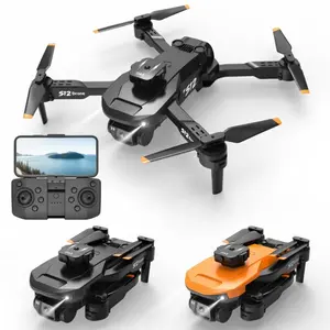 Kamera Ganda HD S12 Drone Sensor Drone untuk Fotografi Udara Profesional Accessories Camera Wifi