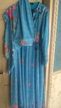 Product Review of Almira Gamis  Motif printing  Digital klok mayung Gamis pesta   Syari Muslim Kondangan from S**h Q**h 0