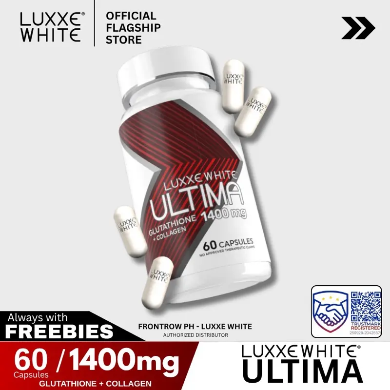 Luxxe White ULTIMA Glutathione + Collagen 1400mg 60 Capsules & 30 Capsules