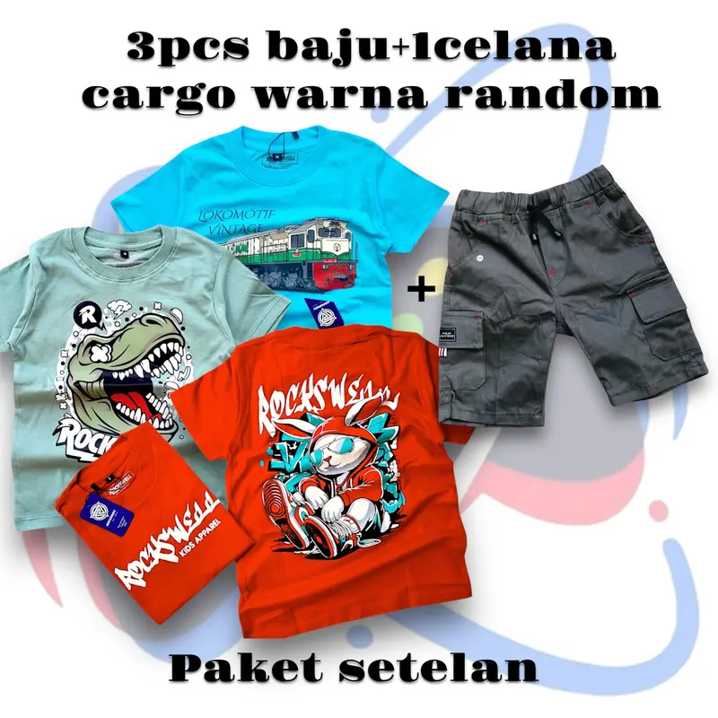 Baju Kaos Anak Motif Bis Telolet Terbaru Setelan Anak Laki Laki Fashion Anak 6