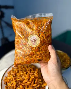 1/4 KG MAKARONI CIKRUH PEDAS DAUN JERUK Camilan Cemilan