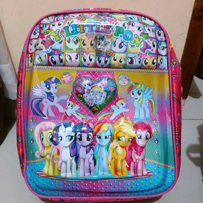 Tas Sekolah TK karakter LED 3D Anak perempuan 1