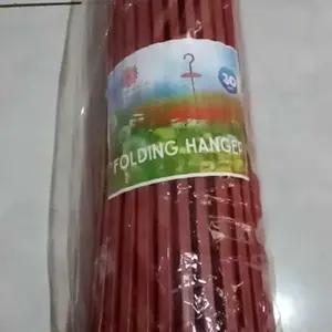 FOLDING HANGER 30 STICK /  GANTUNGAN BAJU 30 STICK Plastik Plastik Pakaian
