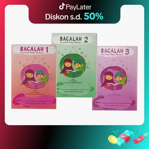 Buku Anak Islami : Cara Cepat Belajar Membaca Bacalah Jilid 1 2 3 Siswa / AMM - AMM