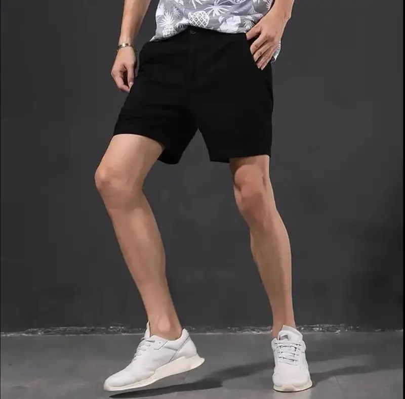 CELANA PENDEK PRIA BROADSHORT COWOK HITAM PREMIUM QUALITY SHORT BOXER SURFING DISTRO 28 - 38 Shorts Santai BAHAN MELAR Katun Dewasa Kotak 2