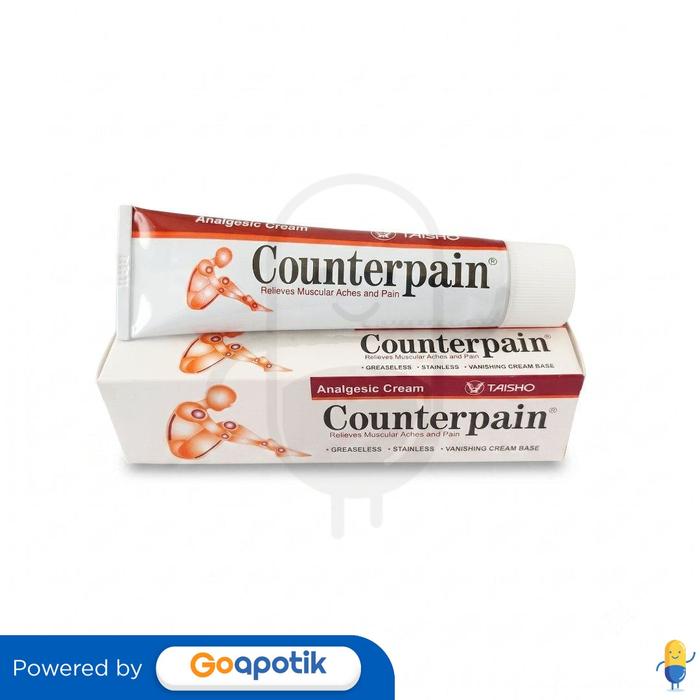 Gambar COUNTERPAIN CREAM ISI 60 GRAM TUBE dari Apotek Asasi Manahan by GoApotik Kota Surakarta Tokopedia