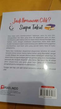 Product Review of BUKU EDUKASI ANAK: JADI ILMUWAN CILIK? SIAPA TAKUT? (99 Eksperimen Sains Asyik untuk Anak) Soft Cover from A**A 2