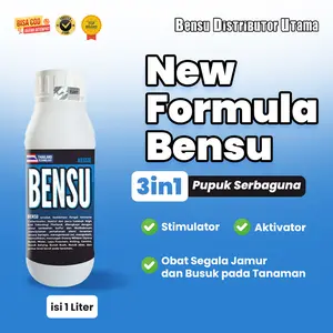 BENSU 1L | Pupuk High Formula | Stimulator Aktivator &  Obat Bulai Layu Fusarium - Untuk Mengatasi Bulai dan Layu Fusarium (Semua Buah & Sayuran, Padi, Semangka, Nilam, dll)