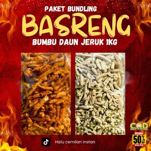 Bundling Basreng 1kg (Flashsale Pedas & Original)