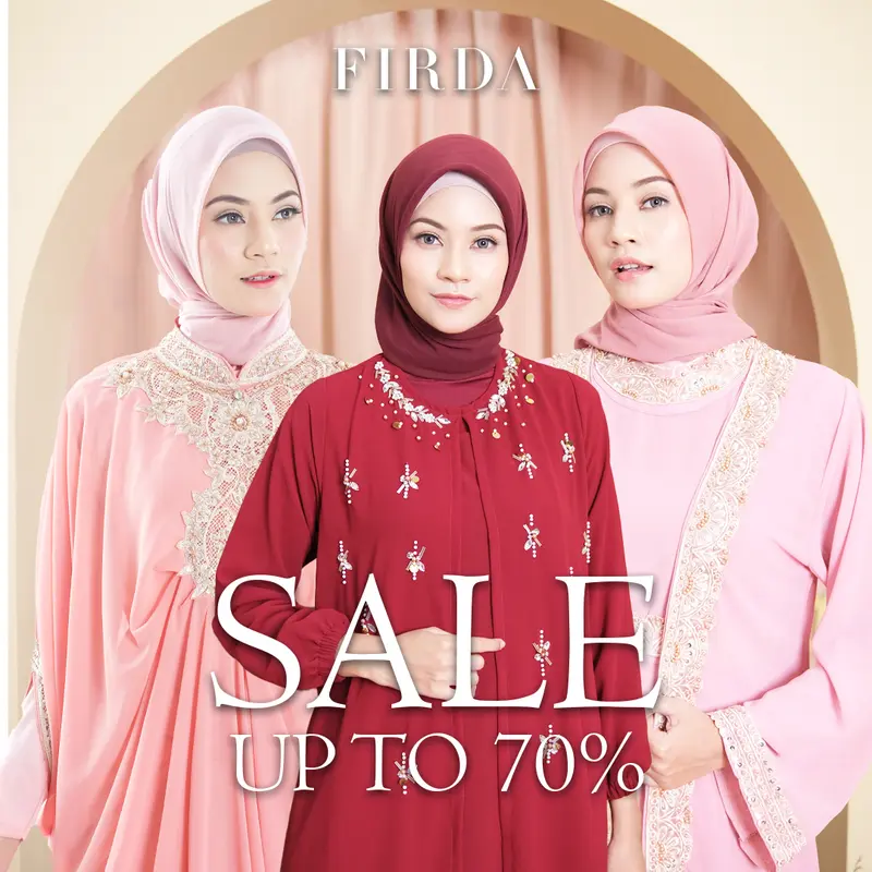 Firda - Cuci Gudang Kaftan Gamis Dress Pesta Lebaran 2025 0