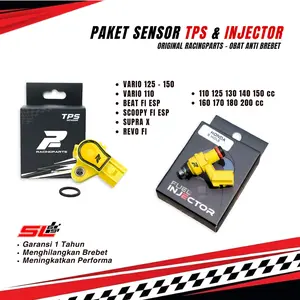 PAKET SENSOR TPS PLUS INJECTOR RACING VARIO 125 150 BEAT FI ESP BEAT DELUXE SCOOPY FI ESP SUPRA X REVO FI TPS BRT INJEKTOR BRT Motorcycle