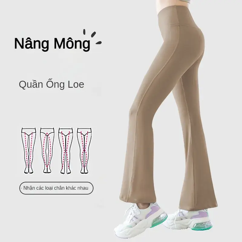 Belly Pants Yoga Quần thể dục nữ Chạy hàng ngày Quần thể dục Cardio Trọng lượng nâng cao eo và hông Sport Tập Thể Dục Legging