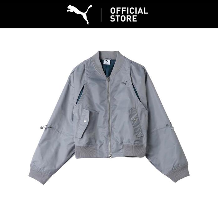 Gambar PUMA Bomber Tenun DARE TO untuk Wanita Gray Fog - XS dari PUMA Indonesia Kota Bekasi Tokopedia
