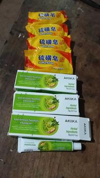 Product Review of [Buy 1 Get 1]Akiika Useful Herbal Acne Cream+ Shanghai Sulfur Bathing Soap for Antifungal Skin Care Cleaning Healthy Body Care Body Wash Body Care Body Wash Gentle Acne  Cleanser Comfort Antibacterial Skin Repair cream from i**o 1