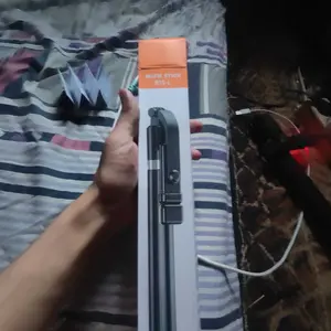 Tripod Tongsis Bluetooth 1.7 Meter Selfie Stick 4 in 1 170cm R1S-L Portable 360 derajat Lampu Remote