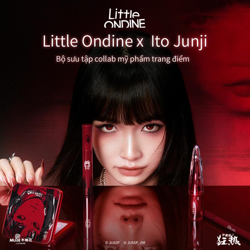 Bảng Phấn Đánh Bóng Nổi 3D Ondine Tomie Nhỏ Hợp Tác Junji Ito Maniac Bao Gồm Bùn Môi Bút Kẻ Mắt Và Mascara