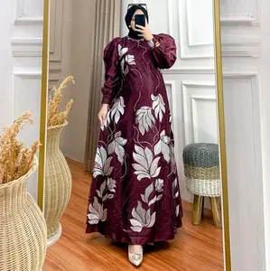 [LRS Luxury] Renala Dress Tile Garden Motif Terbaru Raya 2026 Gamis Kondangan Pesta Remaja Dewasa Baju Wanita
