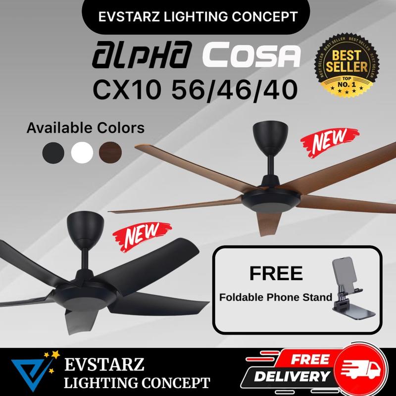 Alpha Cosa CX10 5B 56/40 inches Remote Ceiling Fan
