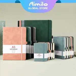 [READY] Aimilo Notebook A5/A6/A7 Buku Diary Aesthetic Buku Catatan Buku Notes Kecil Notebook Tali 100 Lembar