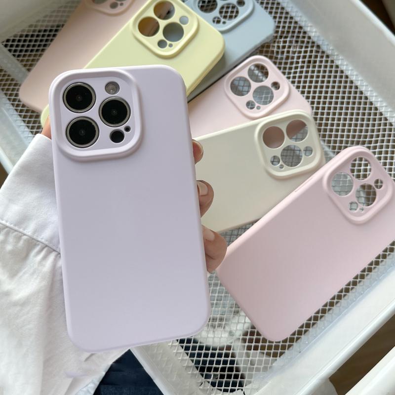 Ốp Điện Thoại Silicon Lỏng Thiết Kế Sang Trọng Dành Cho iPhone 11 12 13 14 15 16 Pro Max Plus Ốp Lưng Sốc Ốp Màn Hình Ốp Bảo Vệ Camera Phụ Kiện Bảo Vệ