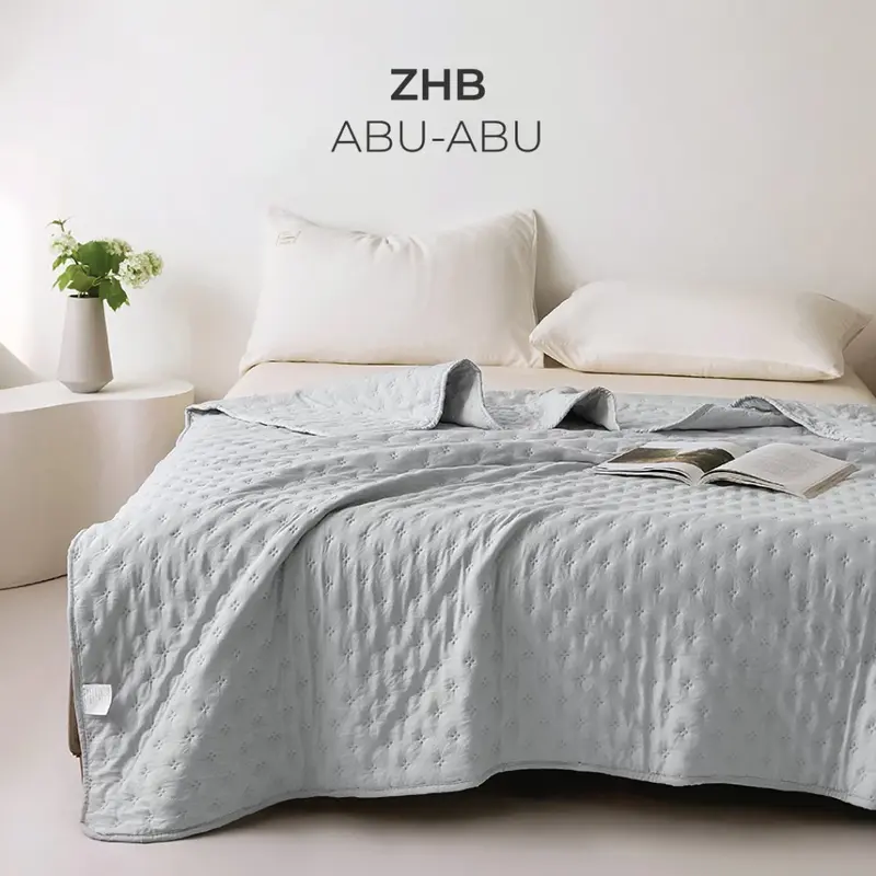 UNIK BANDUNG Selimut Bedcover Only Warna Pastel Ukuran Double Plain Motif Polos Bedcover Minimalis MURAH-ZHB 5