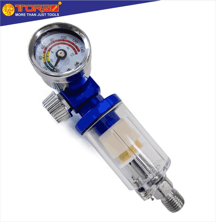 Gambar TORA Sparepart Regulator HVLP 1/4 Inch + Air Filter HVLP dari Tora Official Shop Kab. Bandung Tokopedia