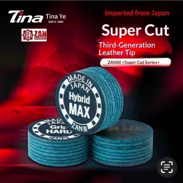 Tẩy Bida ZANIII Hybrid MAX - Đầu Cơ Da Thế Hệ Thứ Ba từ Nhật Bản cho Bowling