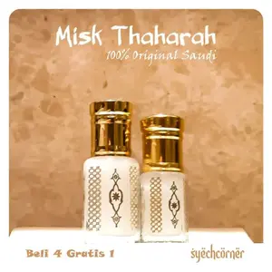 Parfum Misk thaharah original arab saudi wangi soft kental