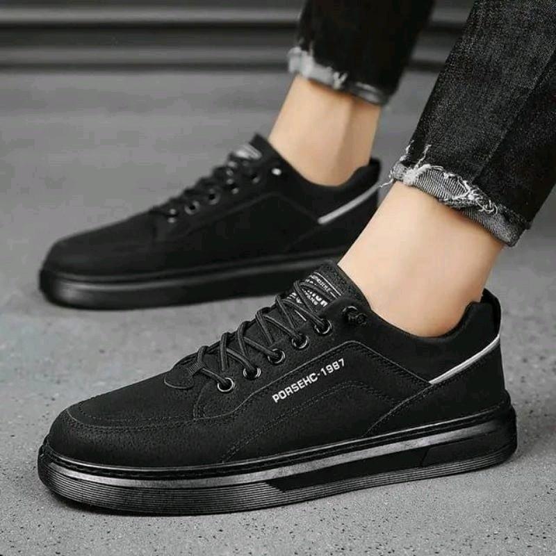sepatu sneaker pria wanita PROXIE sepatu kasual terbaru trendy sepatu sneakers pria wanita premium quality sepatu casual shoes black snekers 1