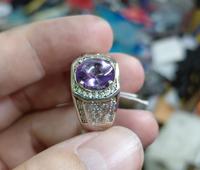 Gambar Cincin Batu Kecubung Amethyst Tanjung Bintang KCB025 Indah Ikatan Perak Mewah dari CNC phoneshop Kota Administrasi Jakarta Pusat 4 Tokopedia