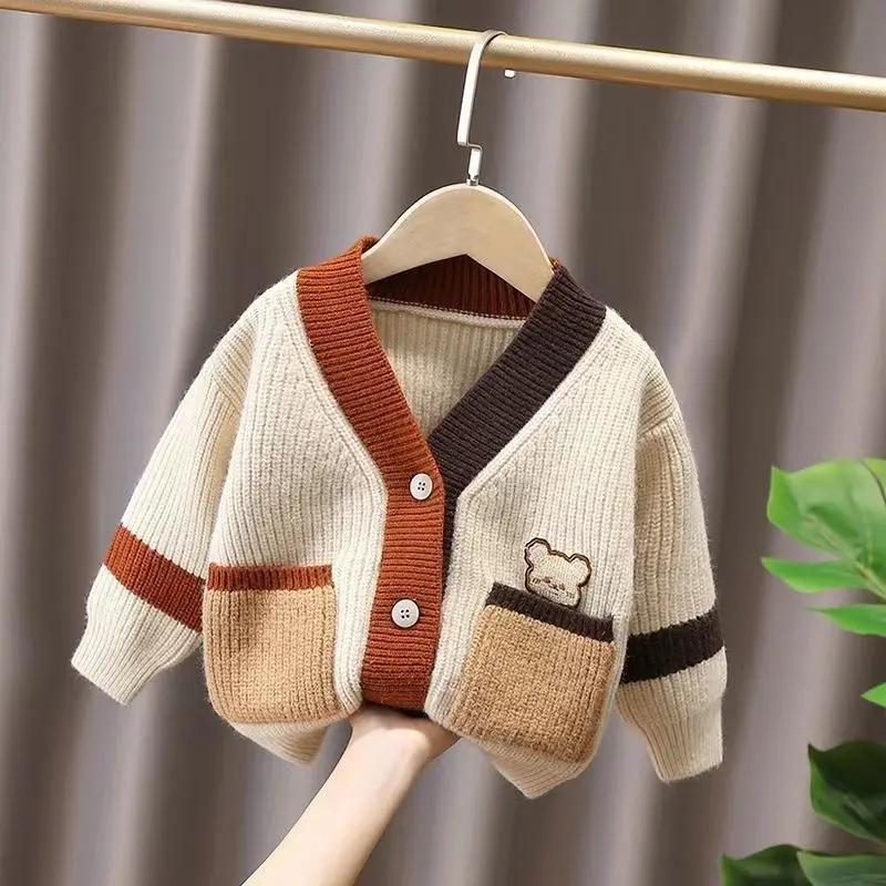 Cardigan Rajut Anak Premium TWIST CARDY Perempuan dan Laki Laki Untuk Umur 1 - 6 Tahun