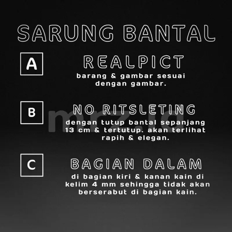 SARUNG BANTAL MOTIF KELUARGA DENGAN RITSLETING DI BAGIAN TENGAH / MEREK OKE / BAHAN ADEM & TEBAL [POLYMICRO] / PENGGUNA KELUARGA / SARUNG BANTAL / KUALITAS NYAMAN 2