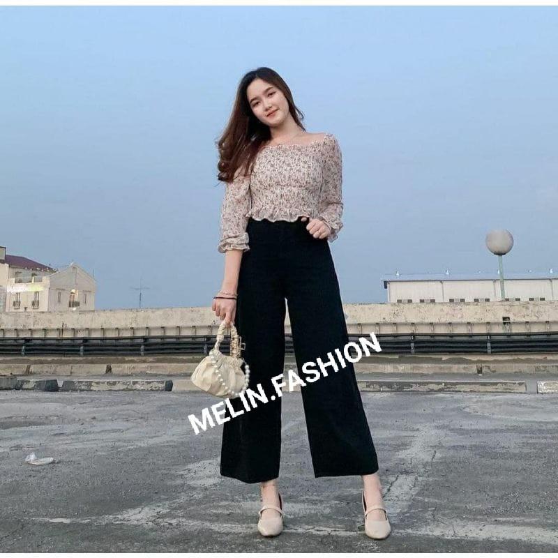 Product Introduction of KULOT JEANS HIGHWAIST/ CULLOOTE JEANS MOZZA Wanita Panjang 3