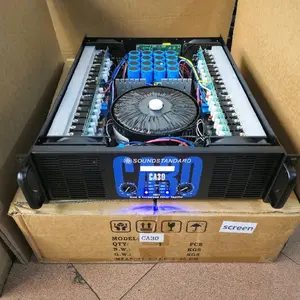 POWER AMPLIFIER CA 30/CA30 SOUNDSTANDARD BODY PANJANG 4 KIPAS ADA LAYAR LCD