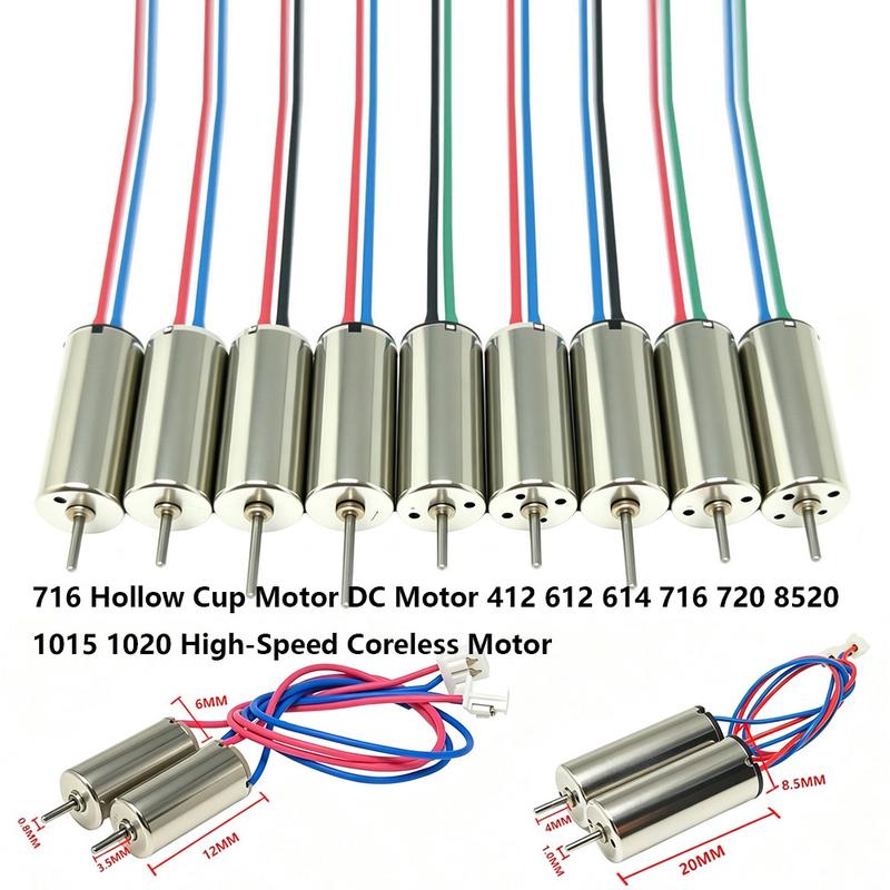 YL Toy Mới 412 612 614 716 720 8520 1015 1020 Động cơ DC Đa phong cách Kim loại…