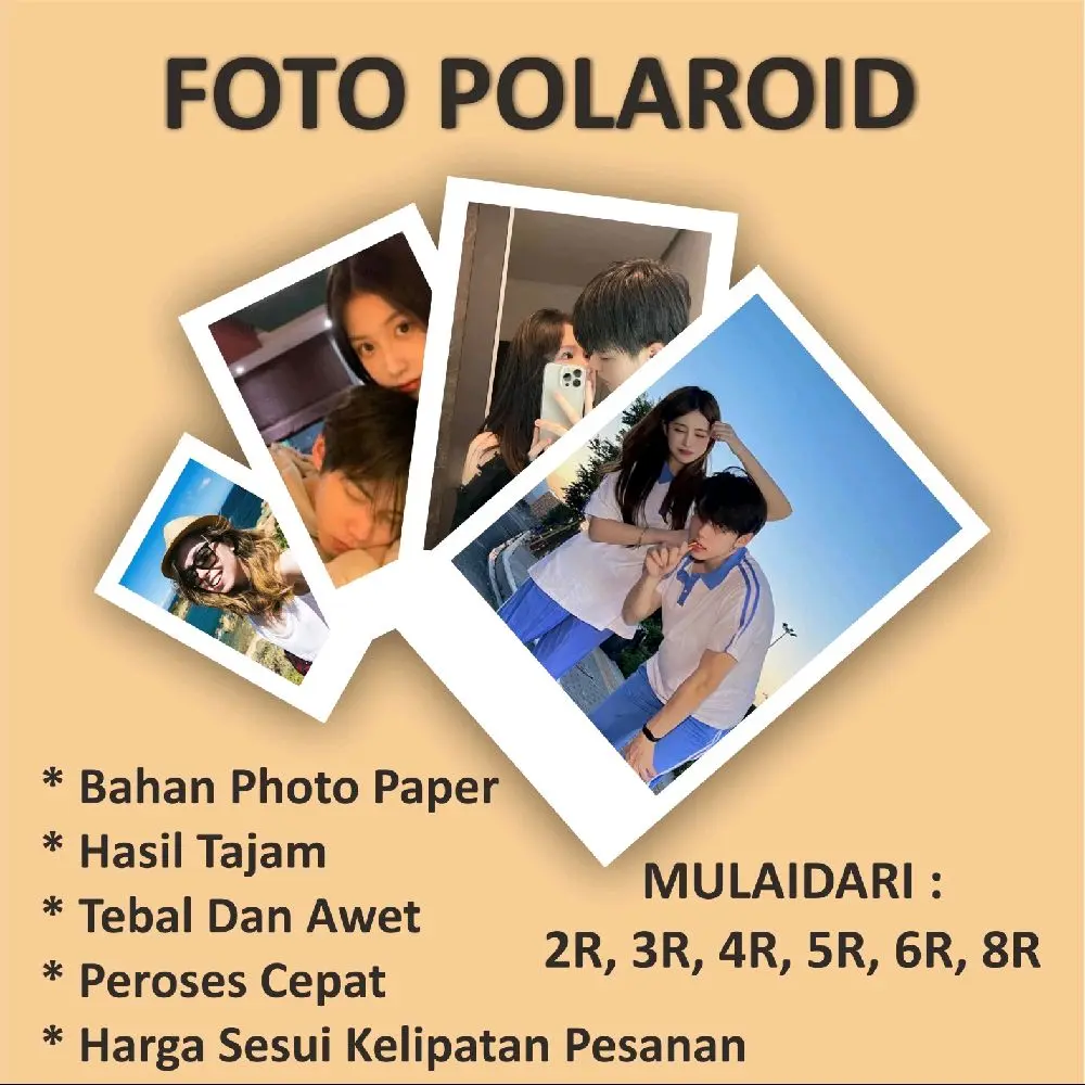 cetak poto paroid ️️2R *6×9cm hasil jernih dan berkualitas  *Hasil tajam  *tebal dan awet *proses cepat dan berkualitas