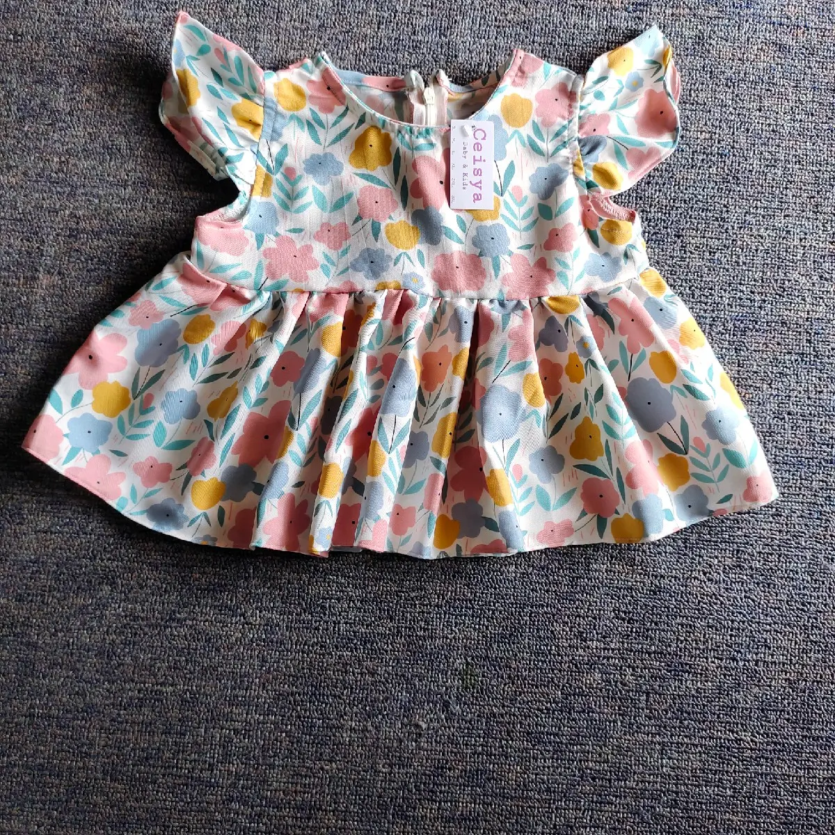 Dress Anak Lucu Korea Katun Shakila 1 Tahun - Bayi, Anak-Anak