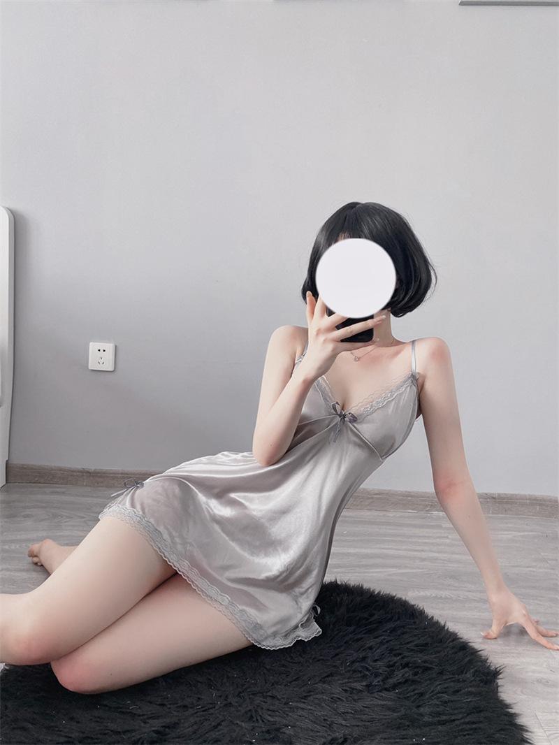 Product Introduction of Cc's secret Nightgown for women summer sexy new lace disposable tearable suspender nightgown summer pajamas 14