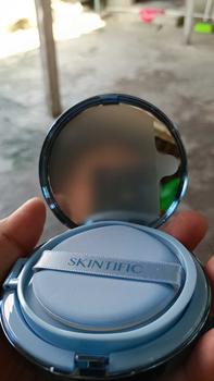 Product Review of 【new】SKINTIFIC Matte Cushion Perfect Stay Velvet Matte 11ml Oil-Control Waterproof Sweatproof Matte Finish Poreless Cushion Foundation Flawless BB Cream CC Cushion Makeup High-Coverage Bedak Padat from C**e 3