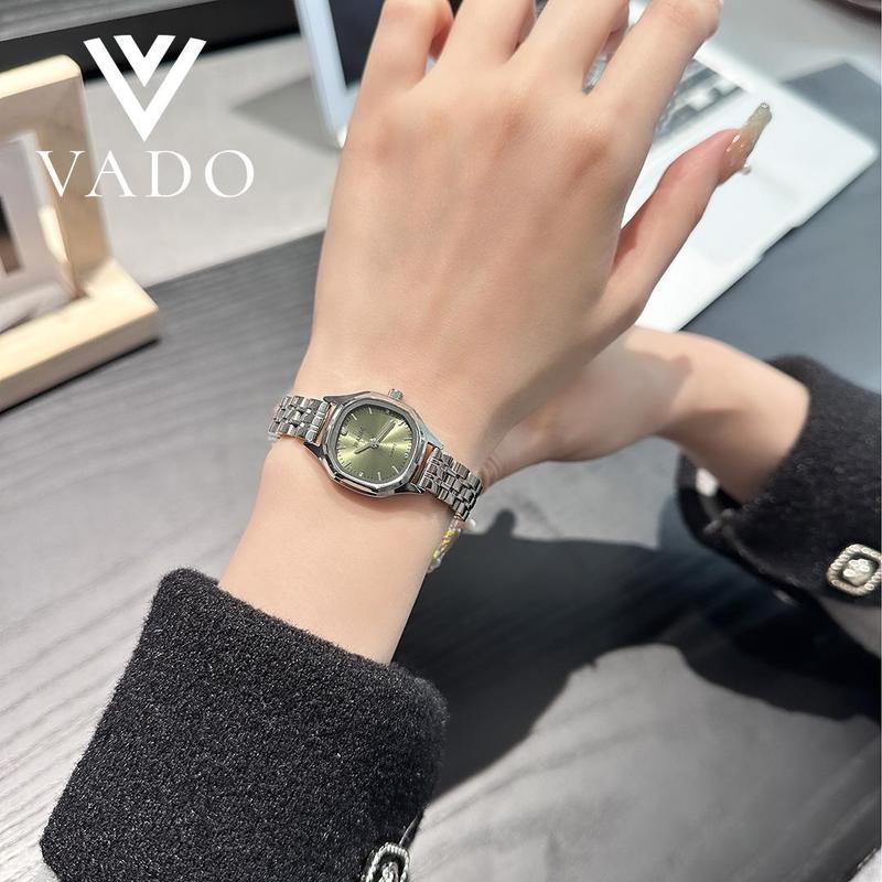 [LIVE - 9763J] Đồng hồ nữ mặt vuông dây kim loại, phong cách cổ điển - DHJ9763 JRANDE