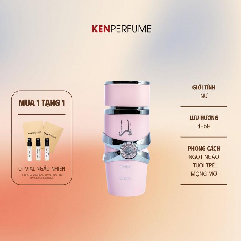  Nước Hoa Nữ Lattafa Yara EDP Perfume Cosmetic 