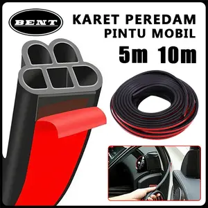 【5M】karet Peredam Pintu Mobil / List Peredam Suara Pintu Mobil Universal Car Door Seal Strip