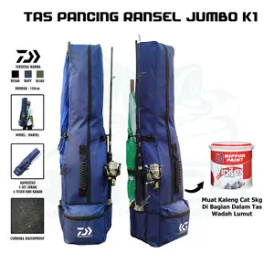Tas Pancing Ransel Jumbo K1 Daiwa Ukuran 80cm 100cm 120cm Cordura WaterProof
