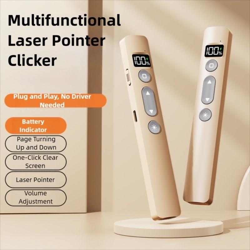 Bền bỉ 2,4 GHz Con trỏ laser Cuộc họp Trình bày từ xa Bút bấm không dây Bộ điều khiển từ xa Điều khiển từ xa hồng ngoại Người thuyết trình thông minh PPT cho PowerPoint